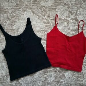 Garage Red and Brandy Melville Tank Tops